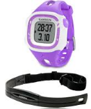 Garmin Forerunner 15 white and violet With Heart Rate Monitor